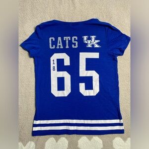 Women’s UK Wildcats Pink Victoria’s Secret Large Blue T-shirt Go Big Blue